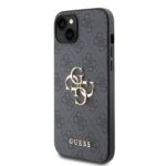 Калъф от Guess PU 4G Metal Logo Case за iPhone 15 Plus Grey - Image 2
