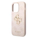 калъф от Guess PU 4G Metal Logo Case за iPhone 15 Pro Pink - Image 4