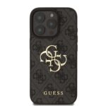 Калъф от Guess PU 4G Metal Logo Case за iPhone 16 Pro Max Grey - Image 3