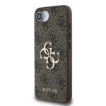 Калъф от 
Guess PU 4G Metal Logo Case за iPhone 16e Brown - Image 2