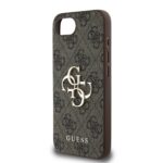 Калъф от 
Guess PU 4G Metal Logo Case за iPhone 16e Brown - Image 5