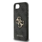 Калъф от 
Guess PU 4G Metal Logo Case за iPhone 16e Grey - Image 5