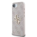 Калъф от 
Guess PU 4G Metal Logo Case за iPhone 16e Pink - Image 2
