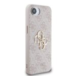 Калъф от 
Guess PU 4G Metal Logo Case за iPhone 16e Pink - Image 4