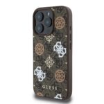 Калъф от Guess PU 4G Peony MagSafe Case for iPhone 16 Pro Max Brown - Image 3