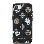 Калъф от 
Guess PU 4G Peony MagSafe Case за iPhone 16e Black - Image 3