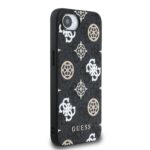 Калъф от 
Guess PU 4G Peony MagSafe Case за iPhone 16e Black - Image 4