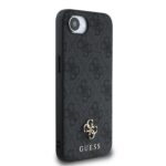 Калъф от 
Guess PU 4G Small Metal Logo MagSafe Case за iPhone 16e Grey - Image 4