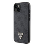Калъф от Guess PU 4G Strass Triangle Metal Logo Case за iPhone 15 Black - Image 2