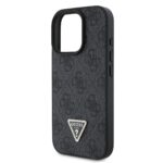 Калъф от Guess PU 4G Strass Triangle Metal Logo Case за iPhone 16 Pro Max Black - Image 4
