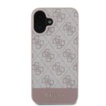 Калъф от Guess PU 4G Stripe Case за iPhone 16 Pink - Image 3