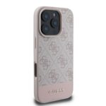 Калъф от Guess PU 4G Stripe Case за  iPhone 16 Pro Pink - Image 4