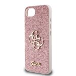 Калъф от 
Guess PU Fixed Glitter 4G Metal Logo Case за iPhone 16e Pink - Image 5