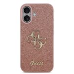 Калъф от 
Guess PU Fixed Glitter 4G Metal Logo Case за iPhone 17 Pink - Image 3