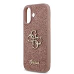Калъф от 
Guess PU Fixed Glitter 4G Metal Logo Case за iPhone 17 Pink - Image 5