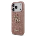 калъф от
Guess PU Fixed Glitter 4G Metal Logo Case за iPhone 17 Pro Pink - Image 2