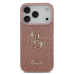 калъф от
Guess PU Fixed Glitter 4G Metal Logo Case за iPhone 17 Pro Pink - Image 3