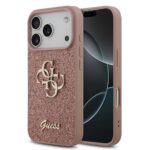 калъф от
Guess PU Fixed Glitter 4G Metal Logo Case за iPhone 17 Pro Pink