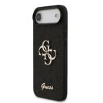 Калъф от 
Guess PU Fixed Glitter 4G Metal Logo Case за iPhone 17 Air Black - Image 2