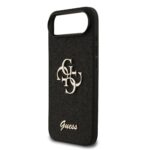 Калъф от 
Guess PU Fixed Glitter 4G Metal Logo Case за iPhone 17 Air Black - Image 5