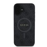 Калъф от Guess PU Leather 4G Colored Ring MagSafe Case за iPhone 16 Black - Image 2