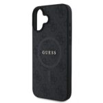 Калъф от Guess PU Leather 4G Colored Ring MagSafe Case за iPhone 16 Black - Image 4