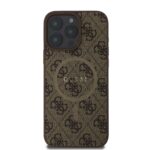 Калъф от Guess PU Leather 4G Colored Ring MagSafe Case за iPhone 16 Pro Max Brown - Image 2