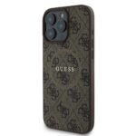Калъф от Guess PU Leather 4G Colored Ring MagSafe Case за iPhone 16 Pro Max Brown - Image 3