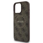Калъф от Guess PU Leather 4G Colored Ring MagSafe Case за iPhone 16 Pro Max Brown - Image 4