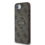 Калъф от 
Guess PU Leather 4G Colored Ring MagSafe Case за iPhone 16e Brown - Image 2