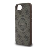 Калъф от 
Guess PU Leather 4G Colored Ring MagSafe Case за iPhone 16e Brown - Image 5