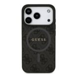 Калъф от 
Guess PU Leather 4G Colored Ring MagSafe Case за iPhone 17 Pro Black - Image 3