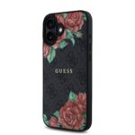 Калъф от Guess PU Leather 4G Roses MagSafe Case for iPhone 16 Black - Image 2