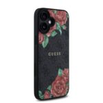 Калъф от Guess PU Leather 4G Roses MagSafe Case for iPhone 16 Black - Image 4
