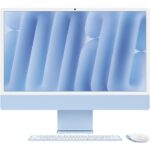 iMac 24 Retina 4.5K | M4 чип с 8 ядрен CPU и 8 ядрен GPU | 16GB памет | 256GB SSD - Blue