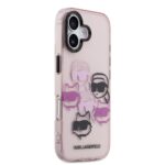 Калъф от 
Karl Lagerfeld IML Multi K&CH Heads Case за iPhone 17 Pink - Image 4