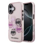 Калъф от 
Karl Lagerfeld IML Multi K&CH Heads Case за iPhone 17 Pink