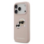 Калъф от
Karl Lagerfeld Liquid Silicone Double Heads MagSafe Case за iPhone 17 Pro Pink - Image 2