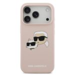 Калъф от
Karl Lagerfeld Liquid Silicone Double Heads MagSafe Case за iPhone 17 Pro Pink - Image 3