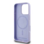 Калъф от 
Karl Lagerfeld Liquid Silicone Karl and Choupette MagSafe за iPhone 16 Pro Purple - Image 5