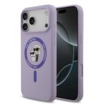 Калъф от
Karl Lagerfeld Liquid Silicone Karl and Choupette MagSafe Case за iPhone 17 Pro Max Purple