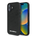 Калъф от Karl Lagerfeld PU Quilted Pattern Case за iPhone 16 Black