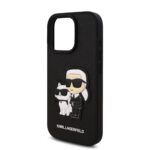 Калъф от Karl Lagerfeld PU Saffiano Karl and Choupette Case за iPhone 16 Pro Max Black - Image 4