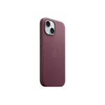 Калъф от Apple за iPhone 15 FineWoven Case с MagSafe - Mulberry - Image 2