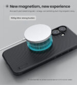 Калъф от Nillkin Super Frosted PRO Magnetic Back Cover за Apple iPhone 16 Black - Image 4