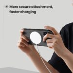 Калъф от Nillkin Super Frosted Shield Pro Magnetic Case Compatible with MagSafe for iPhone 17 - Translucent Black - Image 3