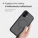 Калъф от Nillkin Super Frosted Shield Pro Magnetic Case Compatible with MagSafe for iPhone 17 - Translucent Black - Image 5