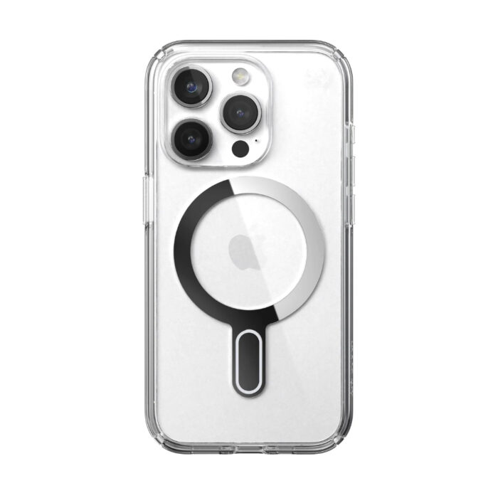 Калъф от Speck iPhone 15 Pro PRESIDIO CLR +CL CLEAR/CLEAR/CHROME FINISH/SERENE SILVER - Image 1