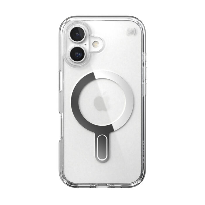 Калъф от Speck iPhone 16 PRESIDIO PERFECT CLEAR +CL CLEAR/CLEAR/CHROME FINISH/SERENE SILVER - Image 1