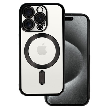 Калъф от Metallic Magsafe Case за Iphone 15 Plus Black
